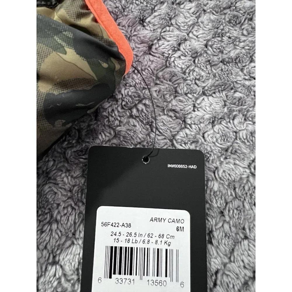 NWT NIKE Cire Insulated Snowsuit Camo Fleece Lined Sz 6M